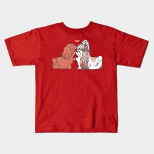 Shih Tzu Kisses Kids T-Shirt